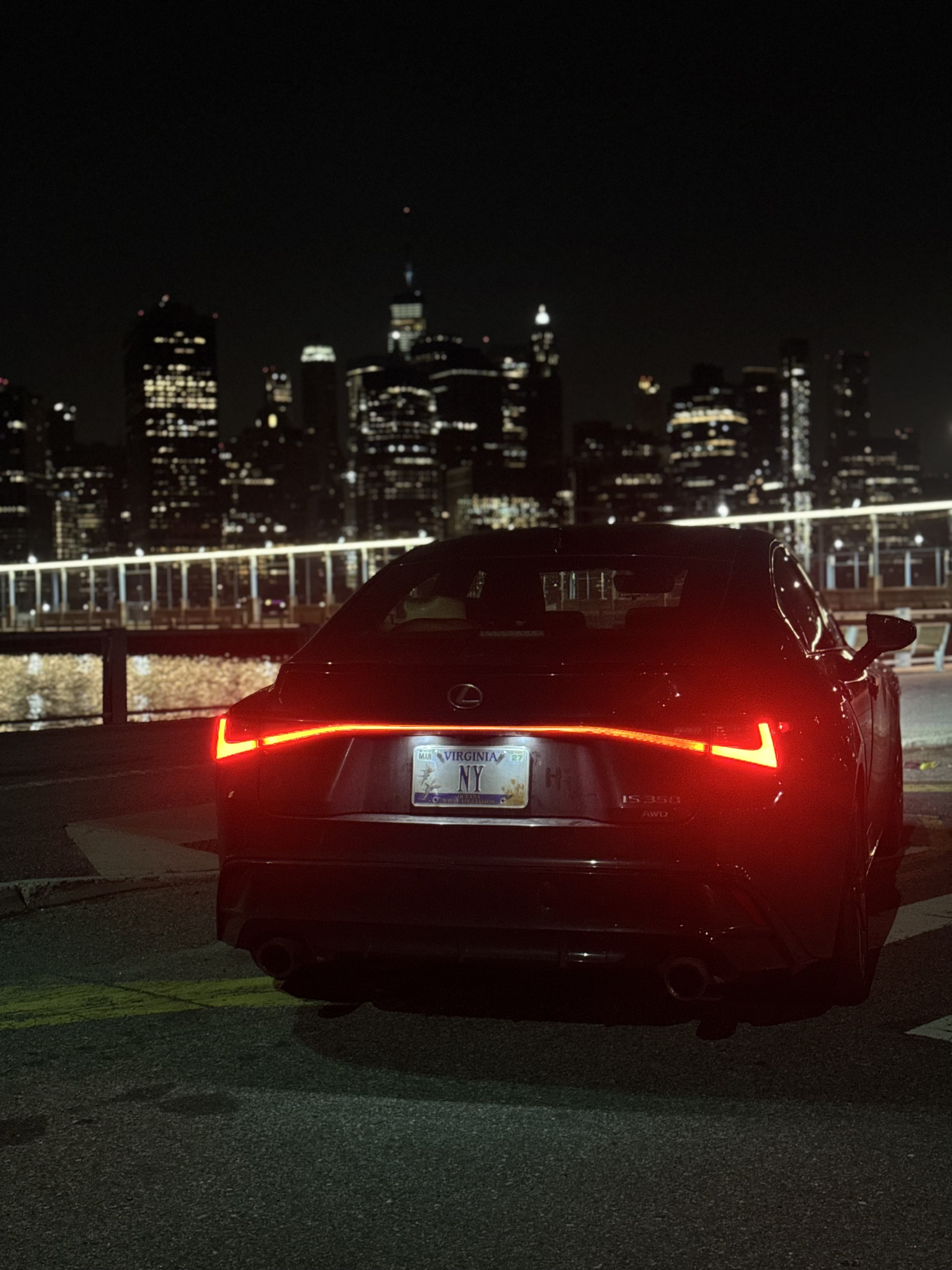 NY Virginia License Plate